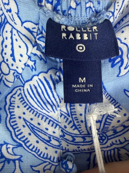 Women's Floral Vines Drop Waist Midi A-Line
Dress Blue -Roller Rabbit x Target M - Picture 11 of 14